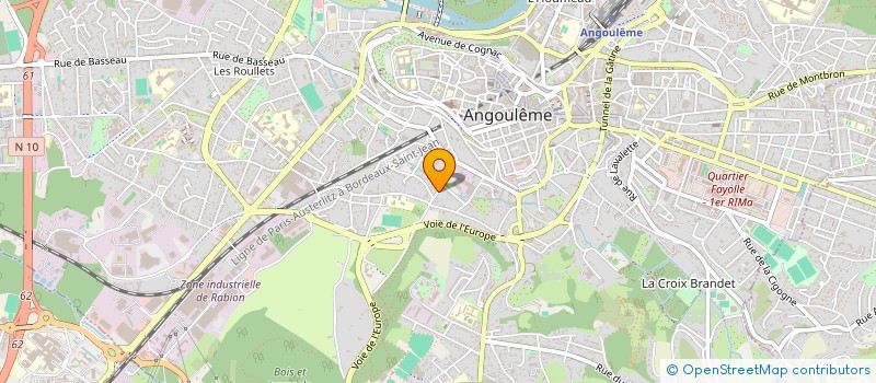 localisation de l'entreprise MONSIEUR KHALED CHEBBI à ANGOULEME