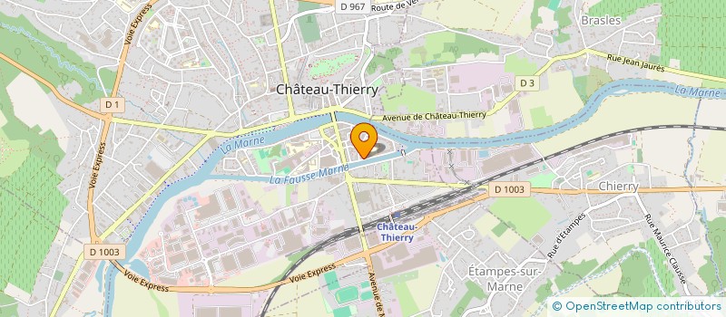 localisation de l'entreprise MONSIEUR KHALED CHIHI à CHATEAU-THIERRY