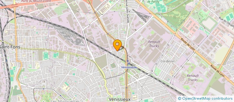 localisation de l'entreprise MONSIEUR KHALED CHTIOUI  VENISSIEUX