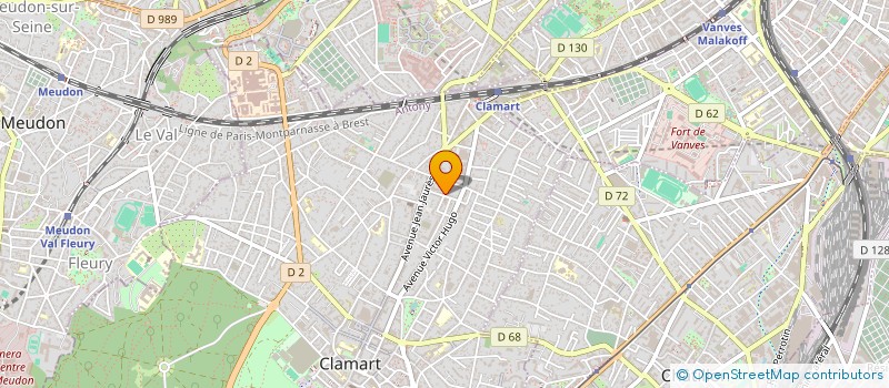 localisation de l'entreprise MONSIEUR KHALED DAWWA à CLAMART