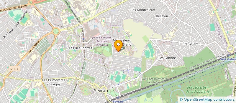 localisation de l'entreprise MONSIEUR KHALED DEBBAH  SEVRAN