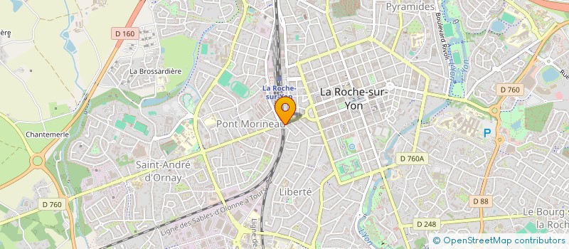 localisation de l'entreprise MONSIEUR KHALED DHAOU à LA ROCHE-SUR-YON