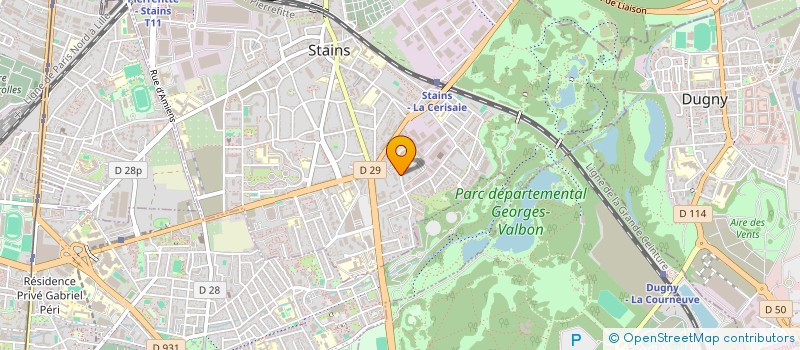 localisation de l'entreprise MONSIEUR KHALED DJENNA à STAINS