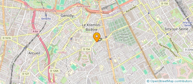 localisation de l'entreprise MONSIEUR KHALED EL BANNA  LE KREMLIN-BICETRE