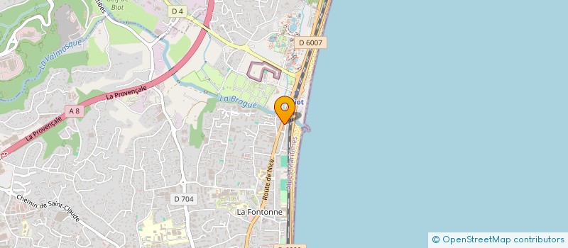 localisation de l'entreprise MONSIEUR KHALED FATHALLAH à ANTIBES
