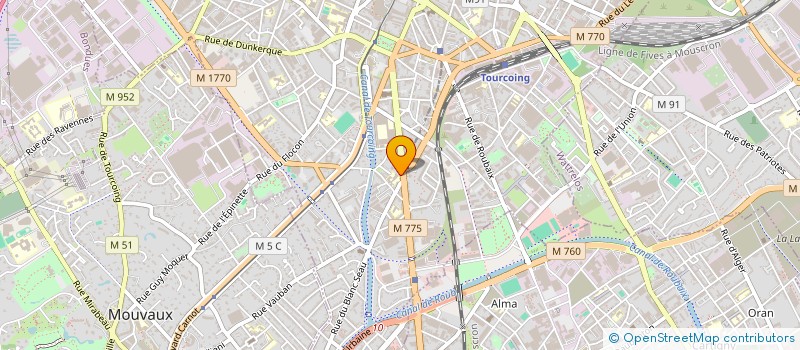 localisation de l'entreprise MONSIEUR KHALED FERGOUG  TOURCOING
