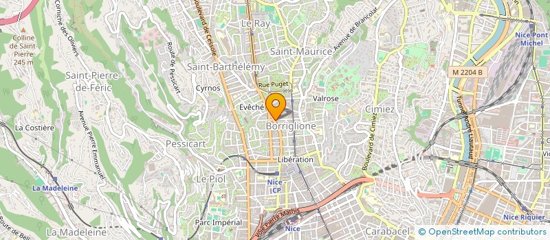 localisation de l'entreprise MONSIEUR KHALED GAIDA MAHJOUB à NICE