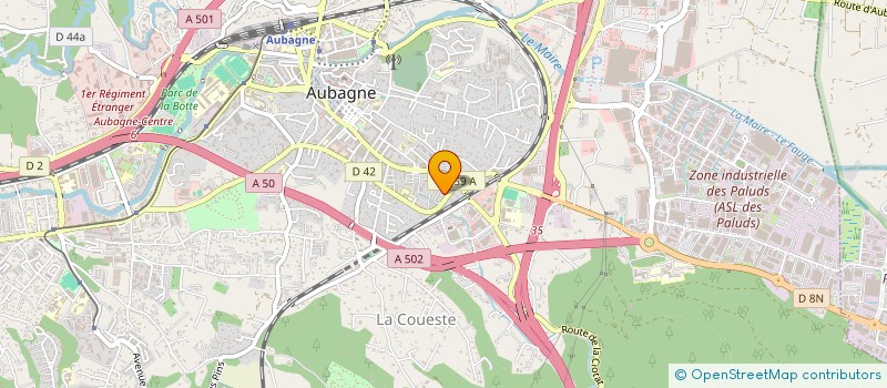 localisation de l'entreprise MONSIEUR KHALED GAMMOUDI à AUBAGNE