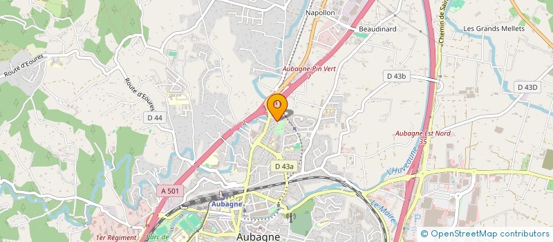 localisation de l'entreprise MONSIEUR KHALED GHARNOUGUI  AUBAGNE