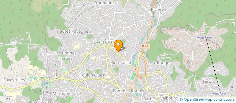 localisation de l'entreprise MONSIEUR KHALED GMATI  TOULON