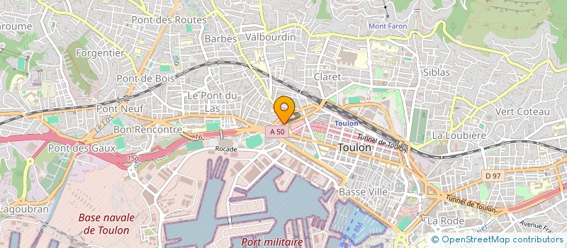 localisation de l'entreprise MONSIEUR KHALED GUEMRI  TOULON