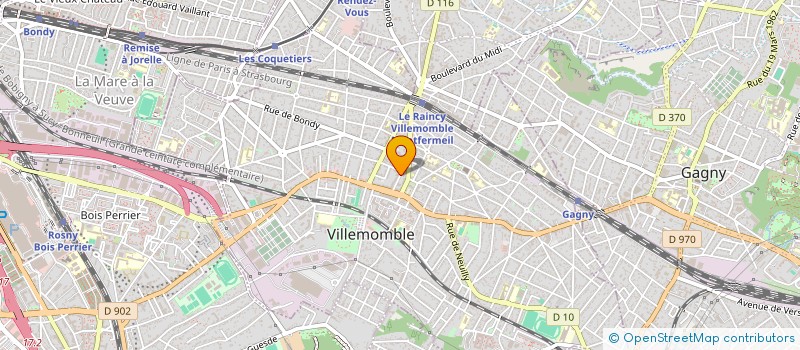 localisation de l'entreprise MONSIEUR KHALED HAIR EL KARIM  VILLEMOMBLE