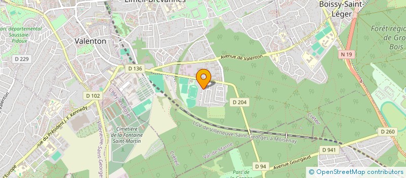 localisation de l'entreprise MONSIEUR KHALED HAJAJI  LIMEIL-BREVANNES