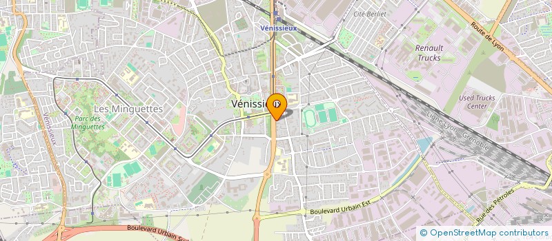 localisation de l'entreprise MONSIEUR KHALED HAMDI  VENISSIEUX