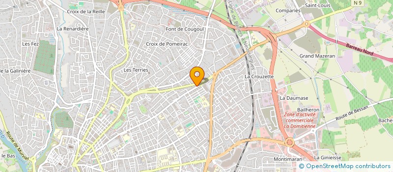 localisation de l'entreprise MONSIEUR KHALED HAMMOUD  BEZIERS