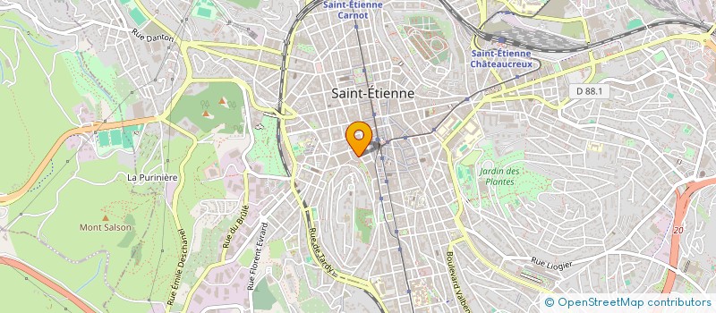 localisation de l'entreprise MONSIEUR KHALED HAOUACHE  SAINT-ETIENNE