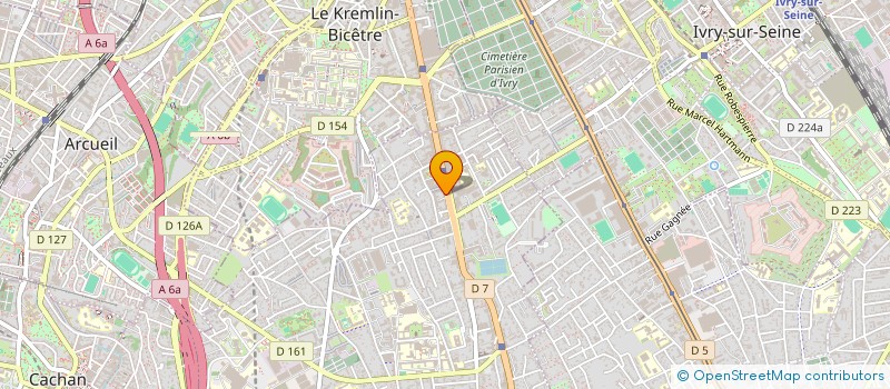 localisation de l'entreprise MONSIEUR KHALED HASSANI  VILLEJUIF