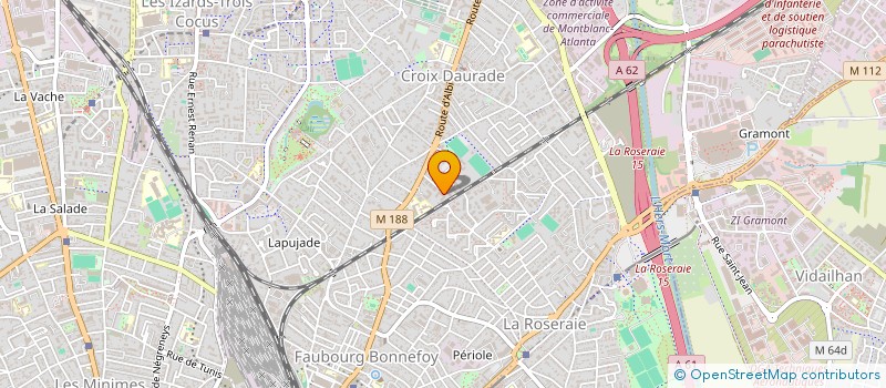 localisation de l'entreprise MONSIEUR KHALED HENNI à TOULOUSE