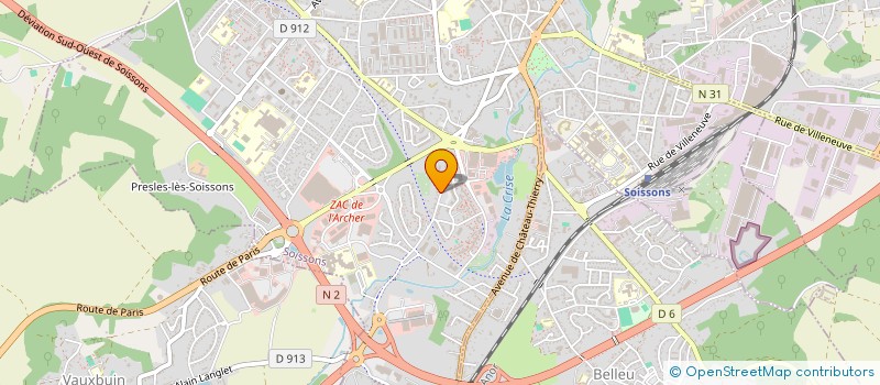 localisation de l'entreprise MONSIEUR KHALED HERMI à SOISSONS
