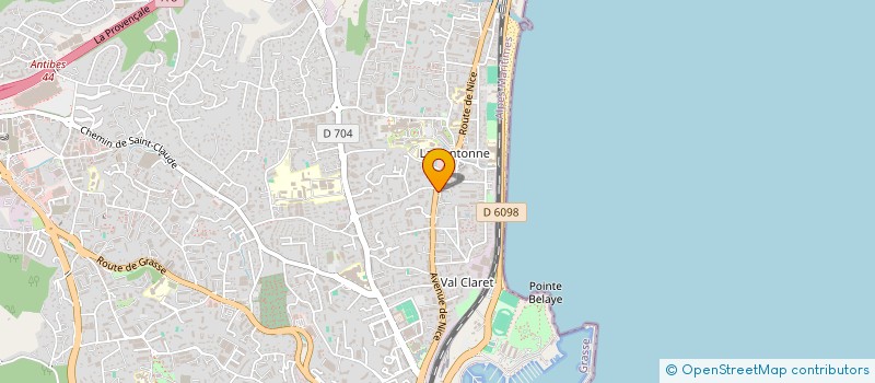localisation de l'entreprise MONSIEUR KHALED HIRECHE à ANTIBES