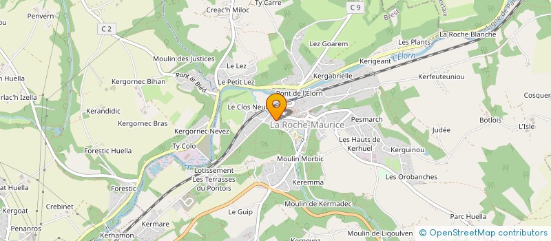 localisation de l'entreprise MONSIEUR KHALED HOSNI  LA ROCHE-MAURICE