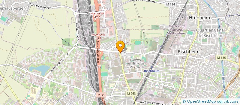 localisation de l'entreprise MONSIEUR KHALED IBEN KHALIFA  BISCHHEIM