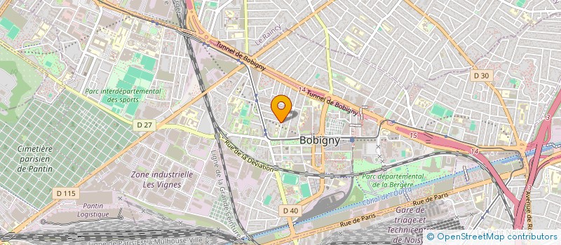 localisation de l'entreprise MONSIEUR KHALED JBAHI  BOBIGNY