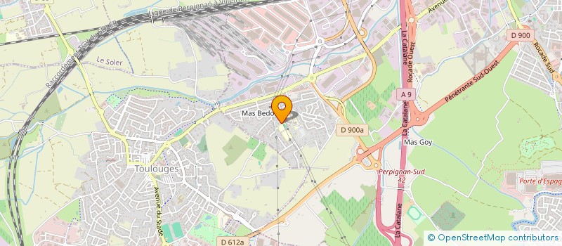 localisation de l'entreprise MONSIEUR KHALED KADDOURI  PERPIGNAN