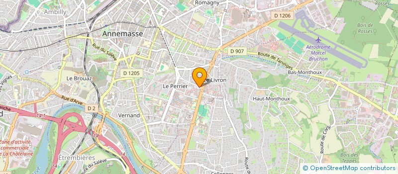 localisation de l'entreprise MONSIEUR KHALED KADROU  ANNEMASSE