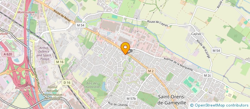 localisation de l'entreprise MONSIEUR KHALED KEHHAL à SAINT-ORENS-DE-GAMEVILLE