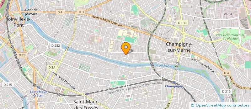 localisation de l'entreprise MONSIEUR KHALED KEMAS à CHAMPIGNY-SUR-MARNE