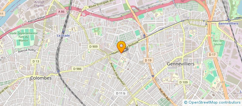 localisation de l'entreprise MONSIEUR KHALED KEZZOUZ à ASNIERES-SUR-SEINE