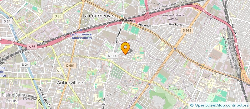 localisation de l'entreprise MONSIEUR KHALED KHOUFACHE à AUBERVILLIERS