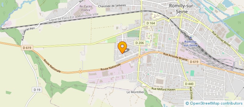 localisation de l'entreprise MONSIEUR KHALED KOROGHLI  ROMILLY-SUR-SEINE