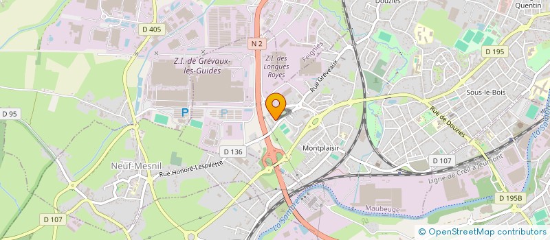 localisation de l'entreprise MONSIEUR KHALED LAHMIANI  MAUBEUGE