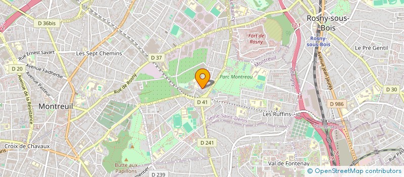 localisation de l'entreprise MONSIEUR KHALED LAJNEF à MONTREUIL