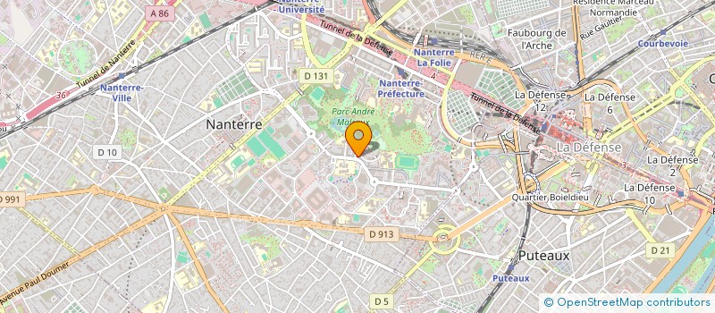 localisation de l'entreprise MONSIEUR KHALED LAOUAR  NANTERRE