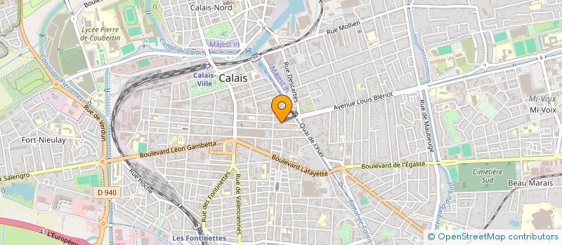 localisation de l'entreprise MONSIEUR KHALED LARGHACH  CALAIS