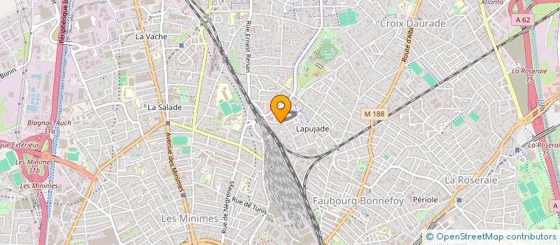 localisation de l'entreprise MONSIEUR KHALED LARIBI  TOULOUSE