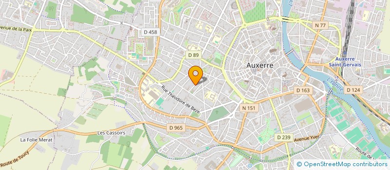 localisation de l'entreprise MONSIEUR KHALED LAYOUNI à AUXERRE
