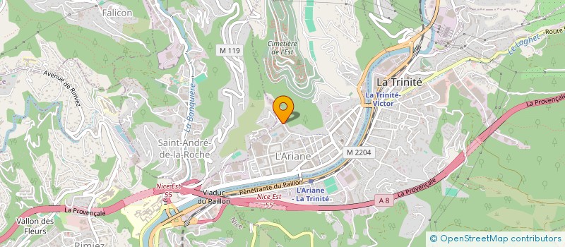 localisation de l'entreprise MONSIEUR KHALED MAJERI à NICE