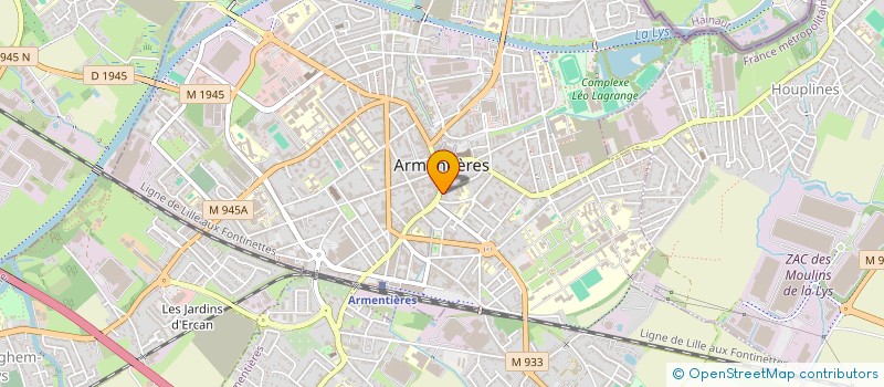 localisation de l'entreprise MONSIEUR KHALED MAMERI  ARMENTIERES