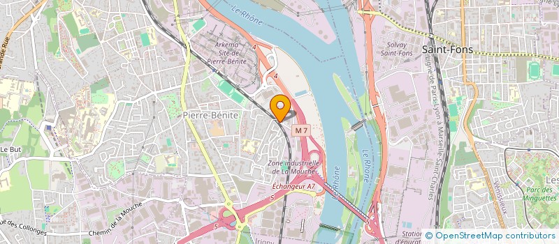 localisation de l'entreprise MONSIEUR KHALED MEGDICHE  OULLINS-PIERRE-BENITE