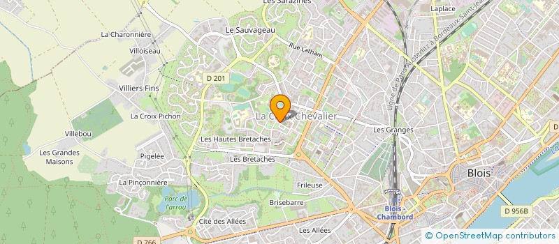 localisation de l'entreprise MONSIEUR KHALED MILOUD HOCINE  BLOIS