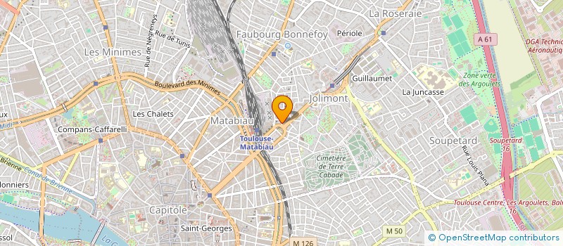 localisation de l'entreprise MONSIEUR KHALED MISSAOUI  TOULOUSE