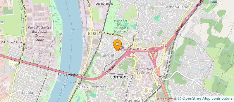 localisation de l'entreprise MONSIEUR KHALED MOHAMED à LORMONT