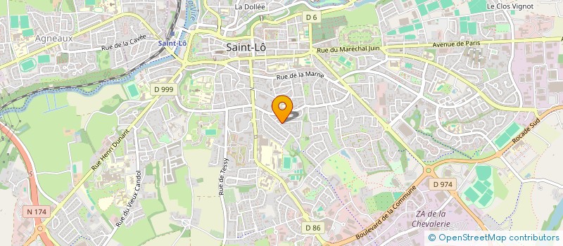 localisation de l'entreprise MONSIEUR KHALED MORGHAD  SAINT-LO