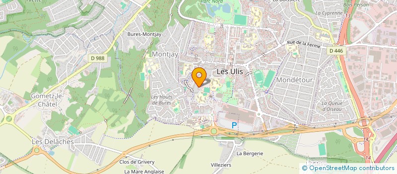 localisation de l'entreprise MONSIEUR KHALED MTIBAA  LES ULIS