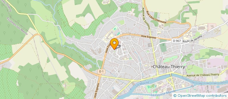 localisation de l'entreprise MONSIEUR KHALED MTIMET  CHATEAU-THIERRY