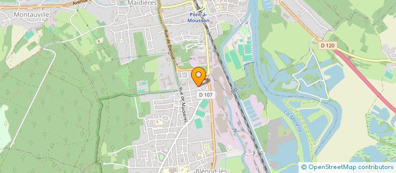 localisation de l'entreprise MONSIEUR KHALED OMARTO  BLENOD-LES-PONT-A-MOUSSON